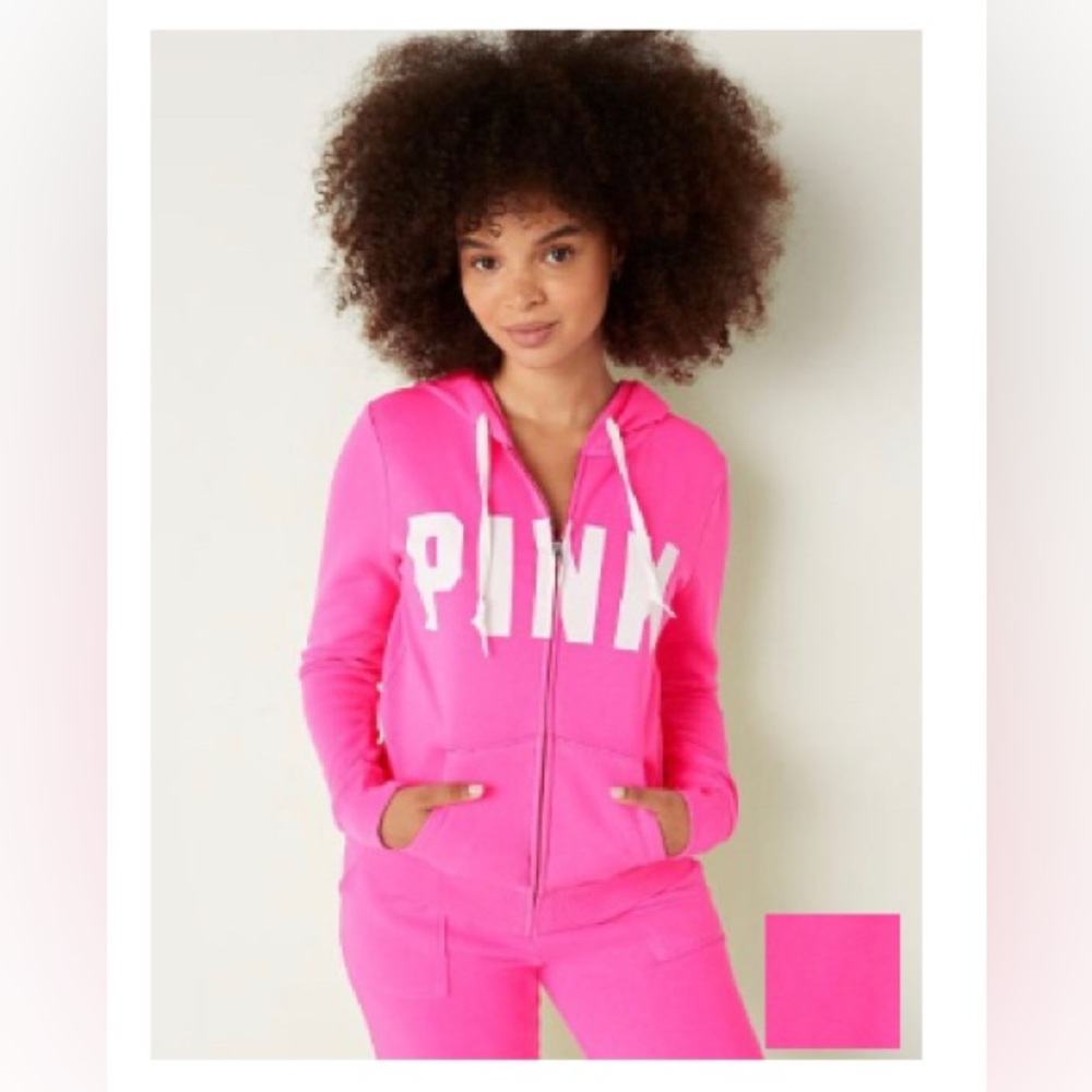 PINK fleece jogging suit